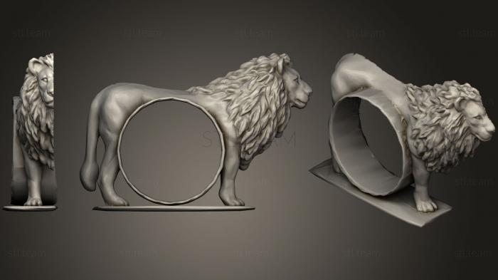 3D модель Часы со львом (STL)